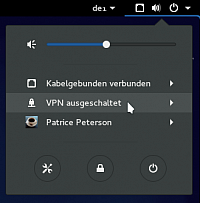 Maus auf "VPN ausgeschaltet"