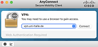 VPN Mac: Server-Adresse eingeben